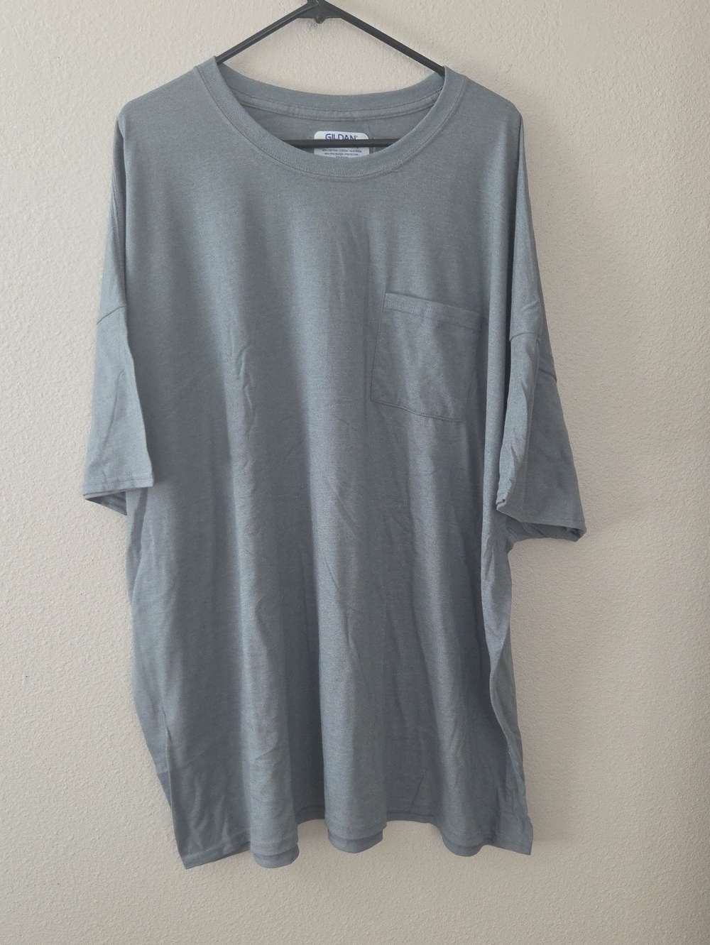 Gildan Men's Short-Sleeve Pocket Tee — Slate Gray